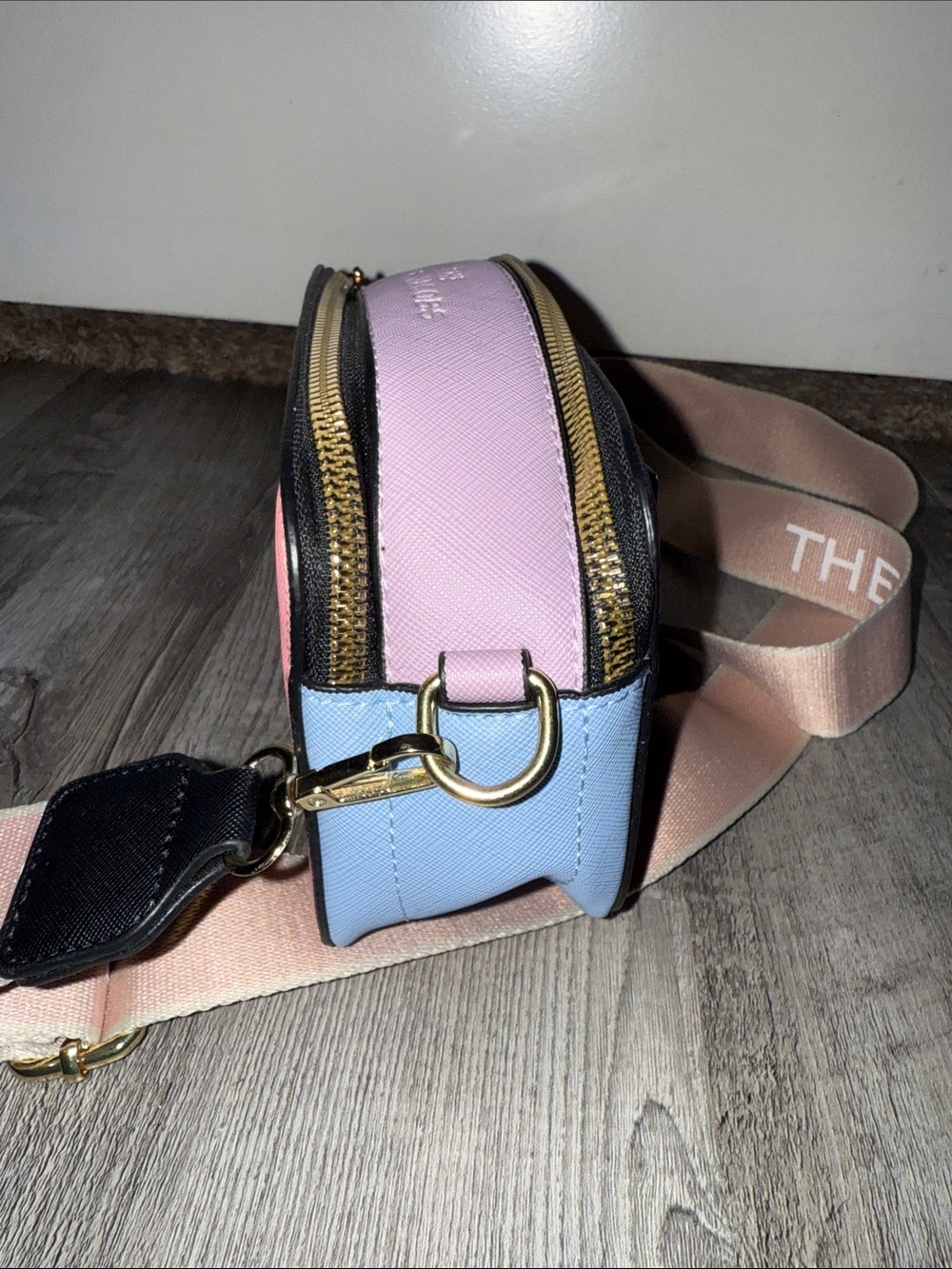 Marc Jacobs Pink and Lavender Snapshot Crossbody Bag - Picture 7 of 8